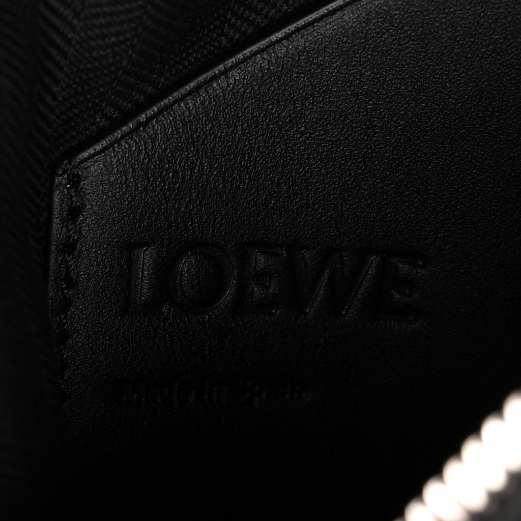 Soft Grained Calfskin Vertical T-Pocket Crossbody Bag Black