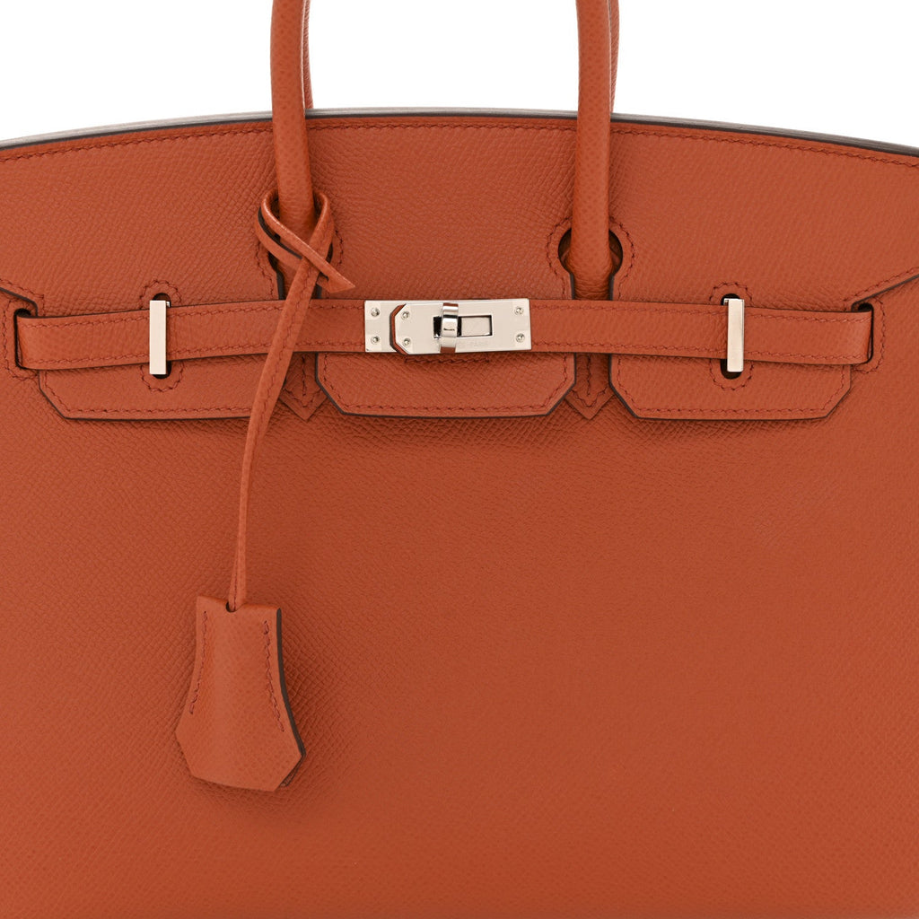 Epsom Birkin Sellier 25 Terre Battue