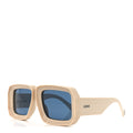 Acetate Paula's Ibiza Dive In Mask Sunglasses LW40064U Beige