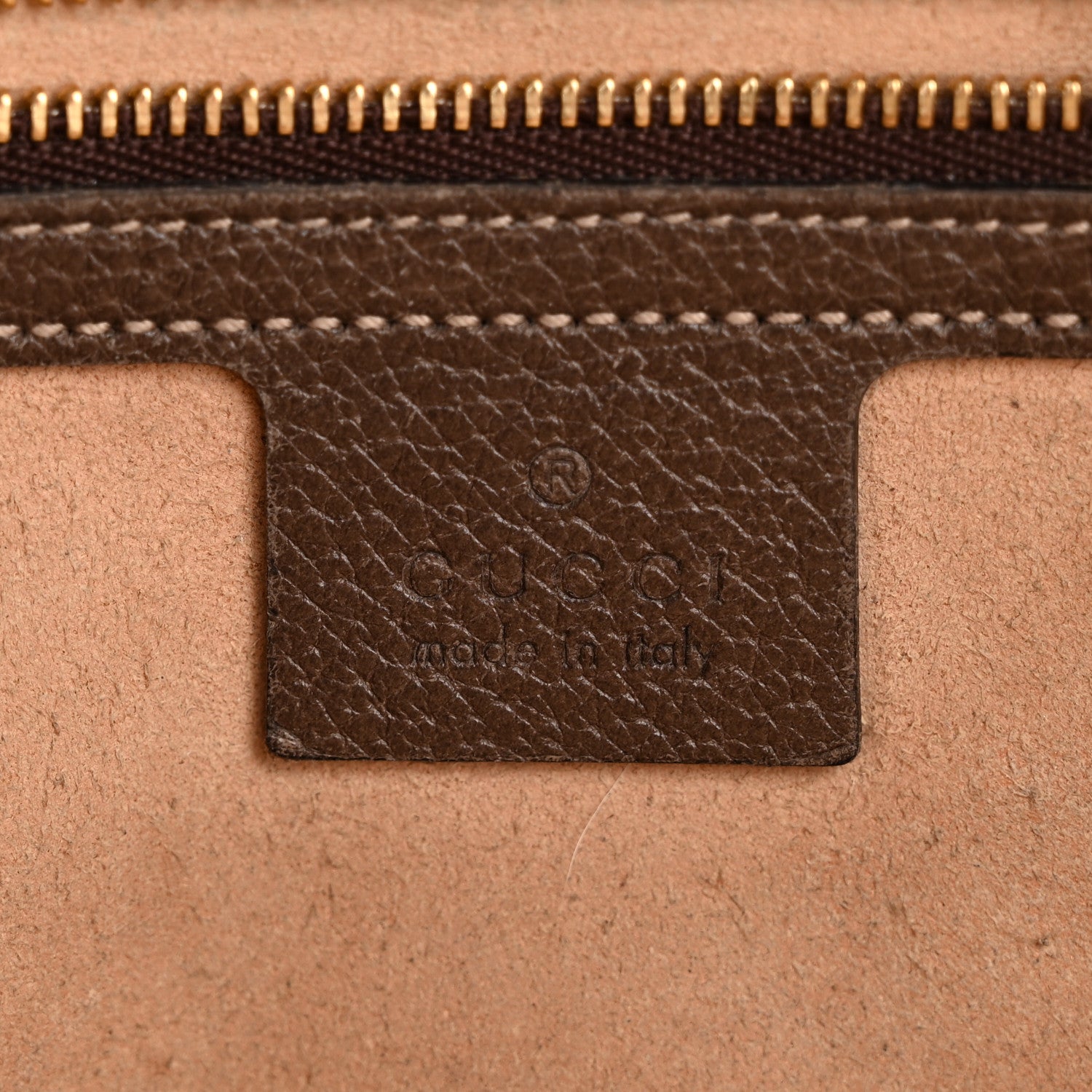 GG Supreme Monogram Web Small Ophidia Shoulder Bag Brown