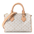 Monogram Mini Jacquard Speedy Bandouliere 20 Mastic Cream