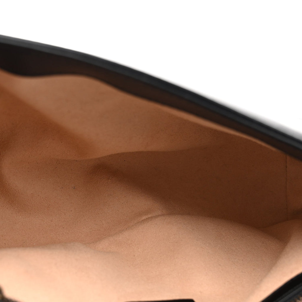 Calfskin Matelasse Small GG Marmont Shoulder Bag Black
