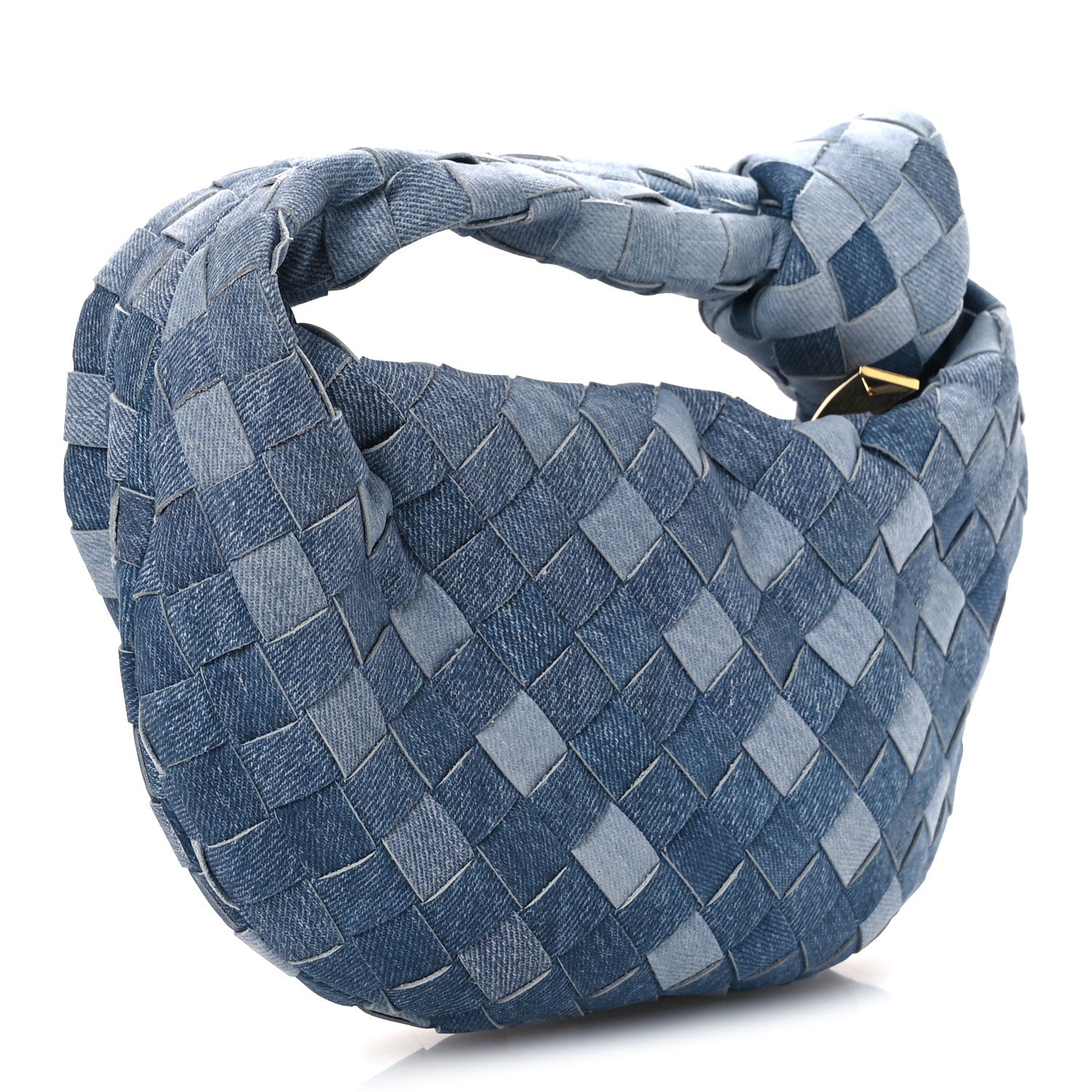 Nappa Denim Effect Intrecciato Mini Jodie Denim
