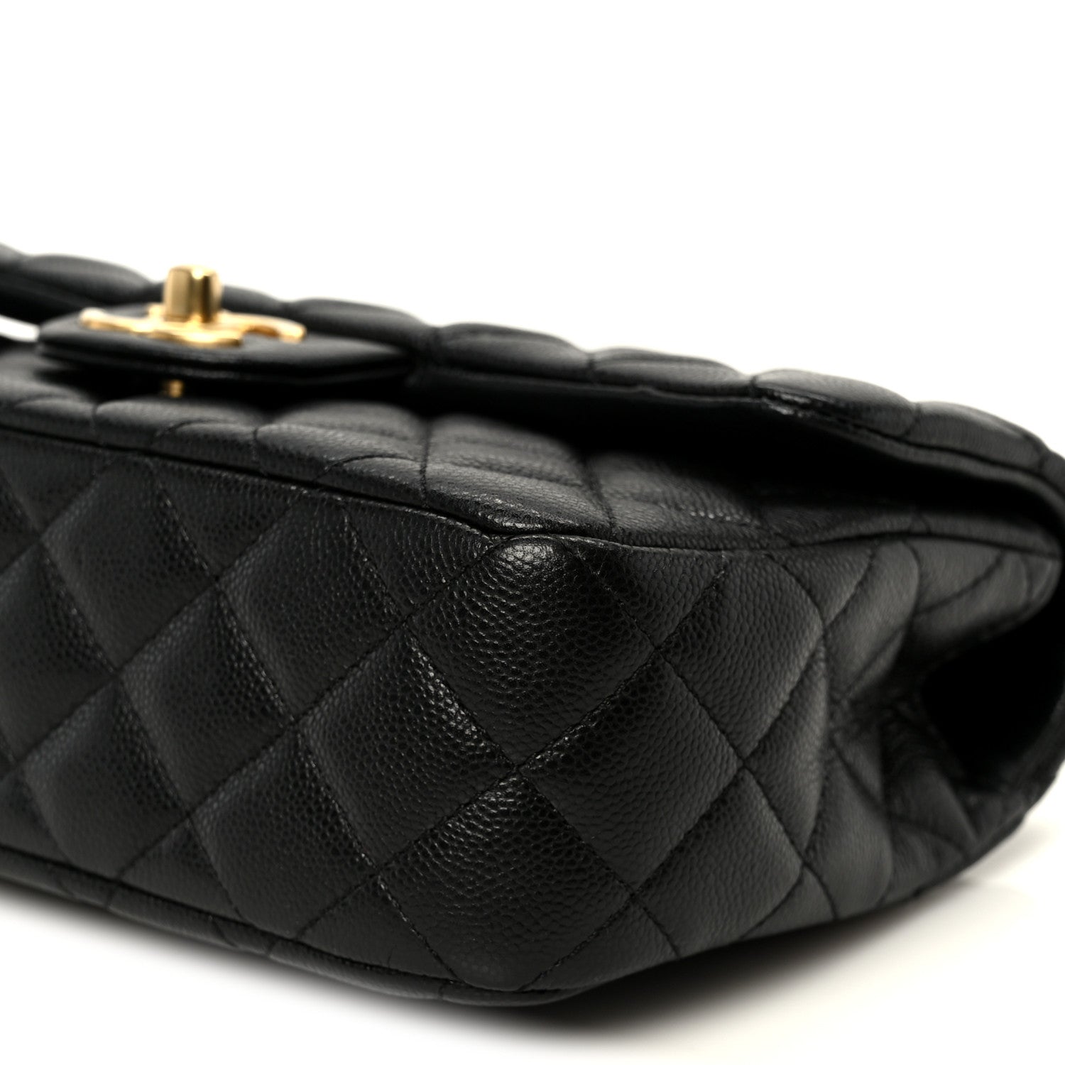 Caviar Quilted Small Handy CC Flap Black