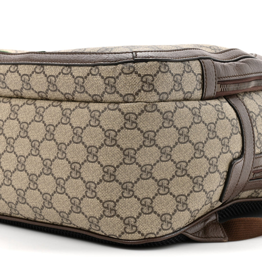 GG Supreme Monogram Medium Ophidia Day Backpack Beige Ebony New Acero