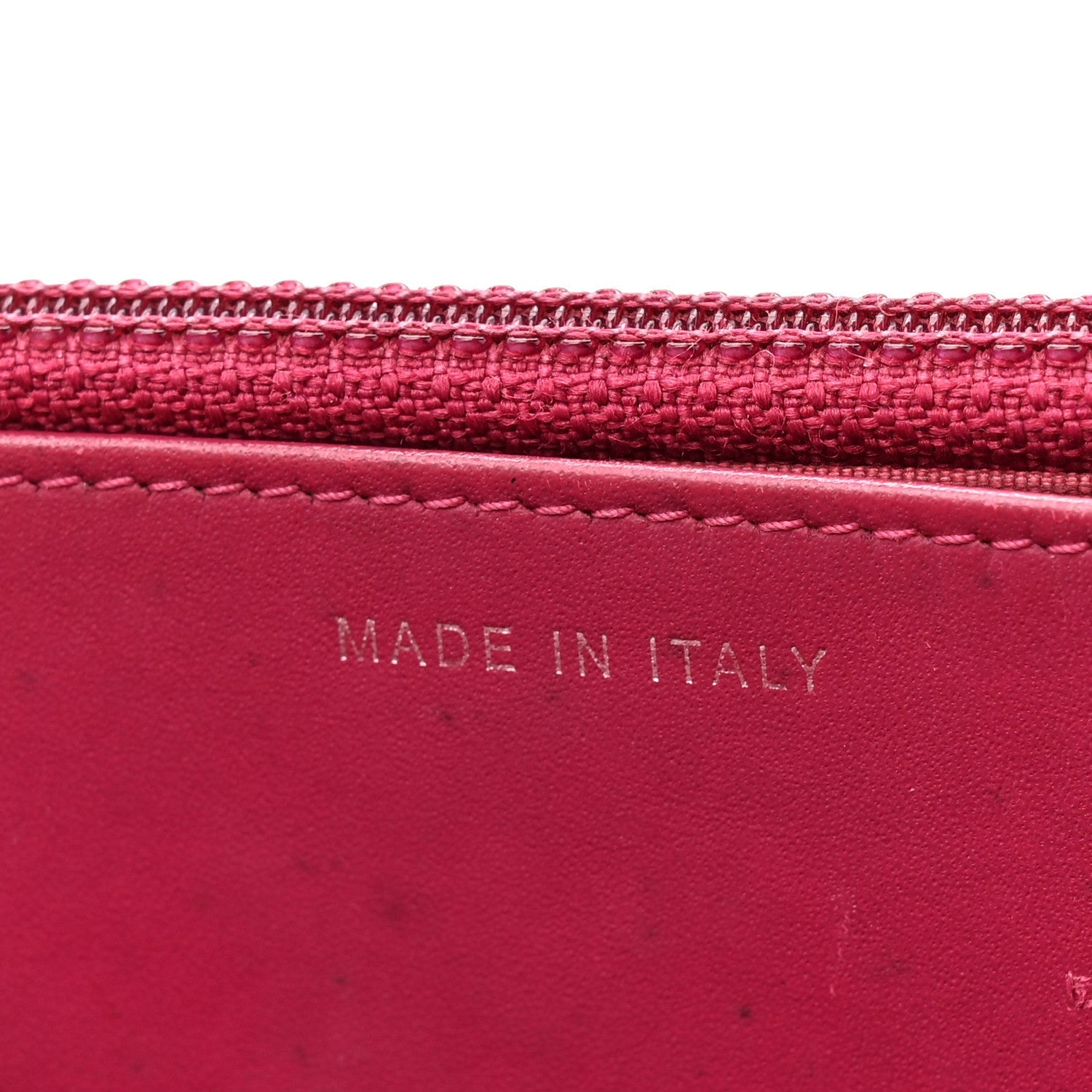 Patent Quilted Brilliant Wallet On Chain WOC Coral