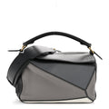 Calfskin Small Puzzle Bag Grey Multitone