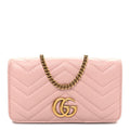Calfskin Matelasse GG Marmont Mini Bag  Perfect Pink