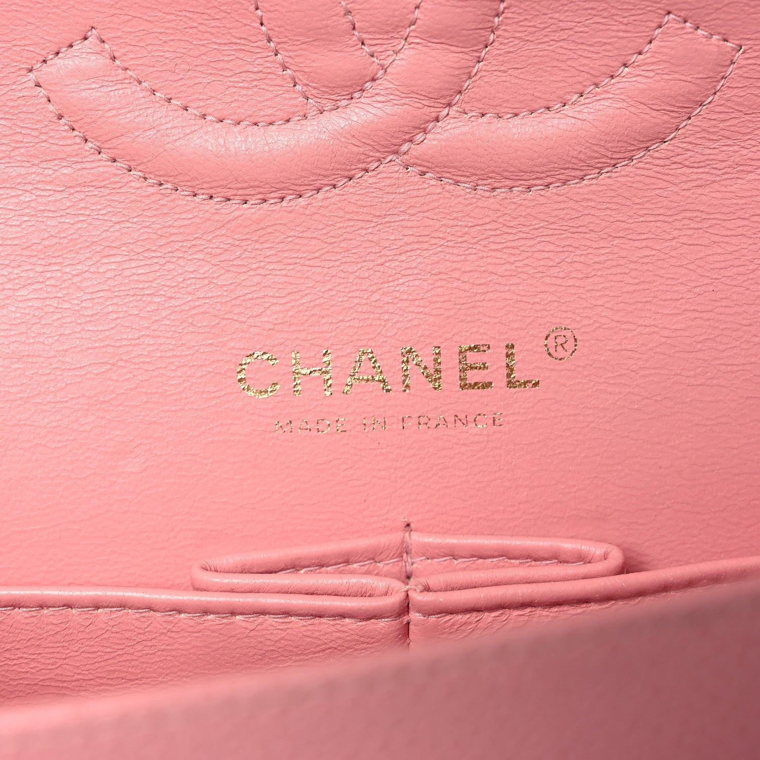 Caviar Quilted Medium Double Flap Pink