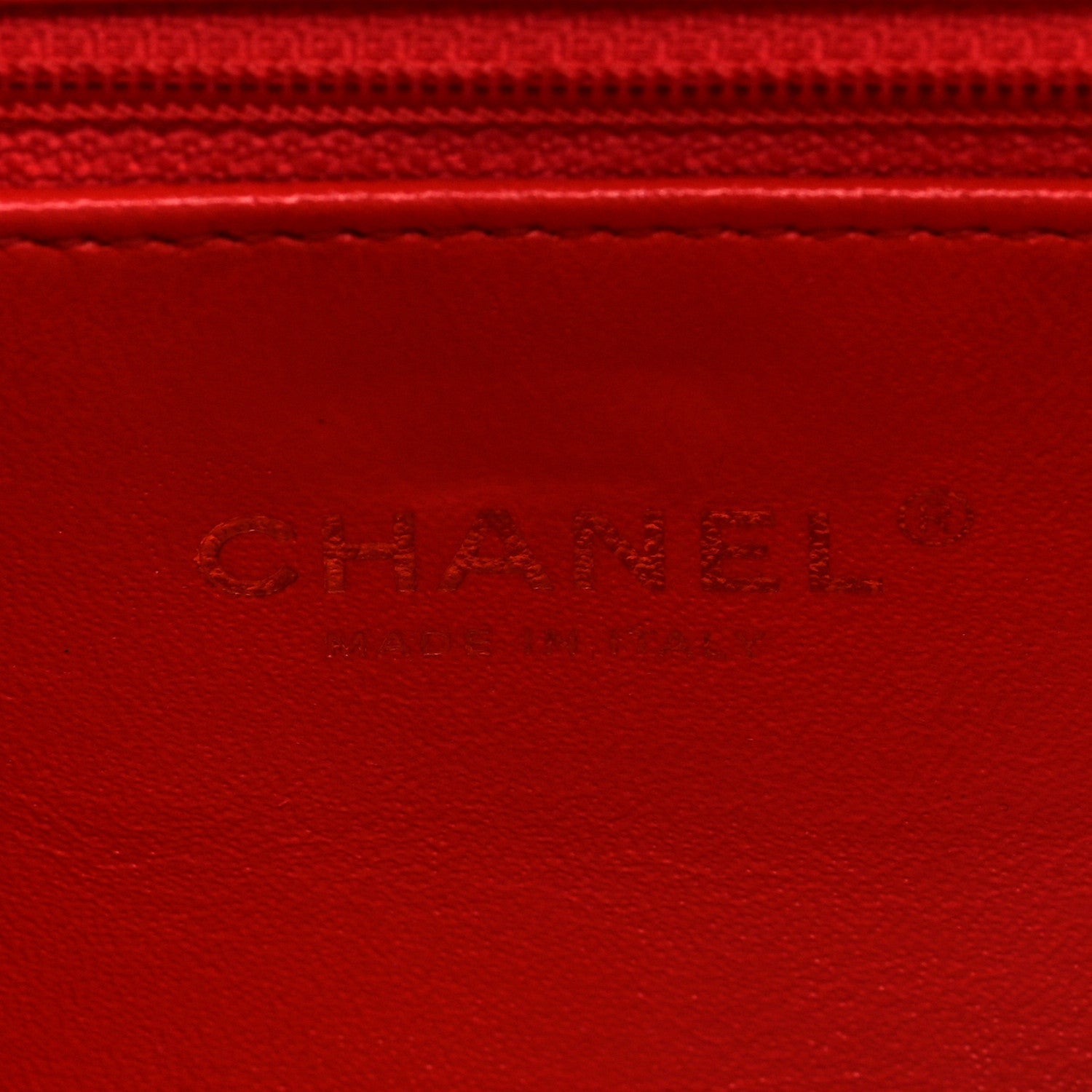 Caviar Quilted Small CC Filigree Flap Coral