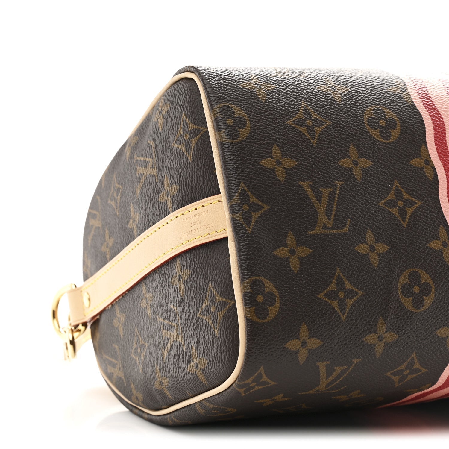 Mon Monogram Speedy Bandouliere 25 Light Pink Sari Red