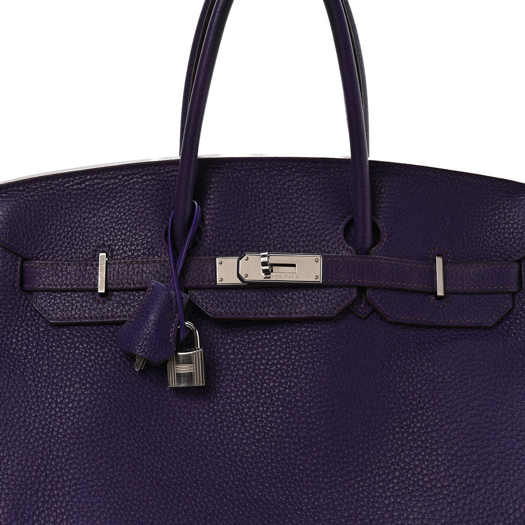 Taurillon Clemence Birkin 35 Iris