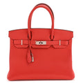 Togo Birkin 30 Rouge Pivoine