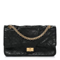 Lambskin Quilted Crush 2.55 Reissue 225 Flap Black