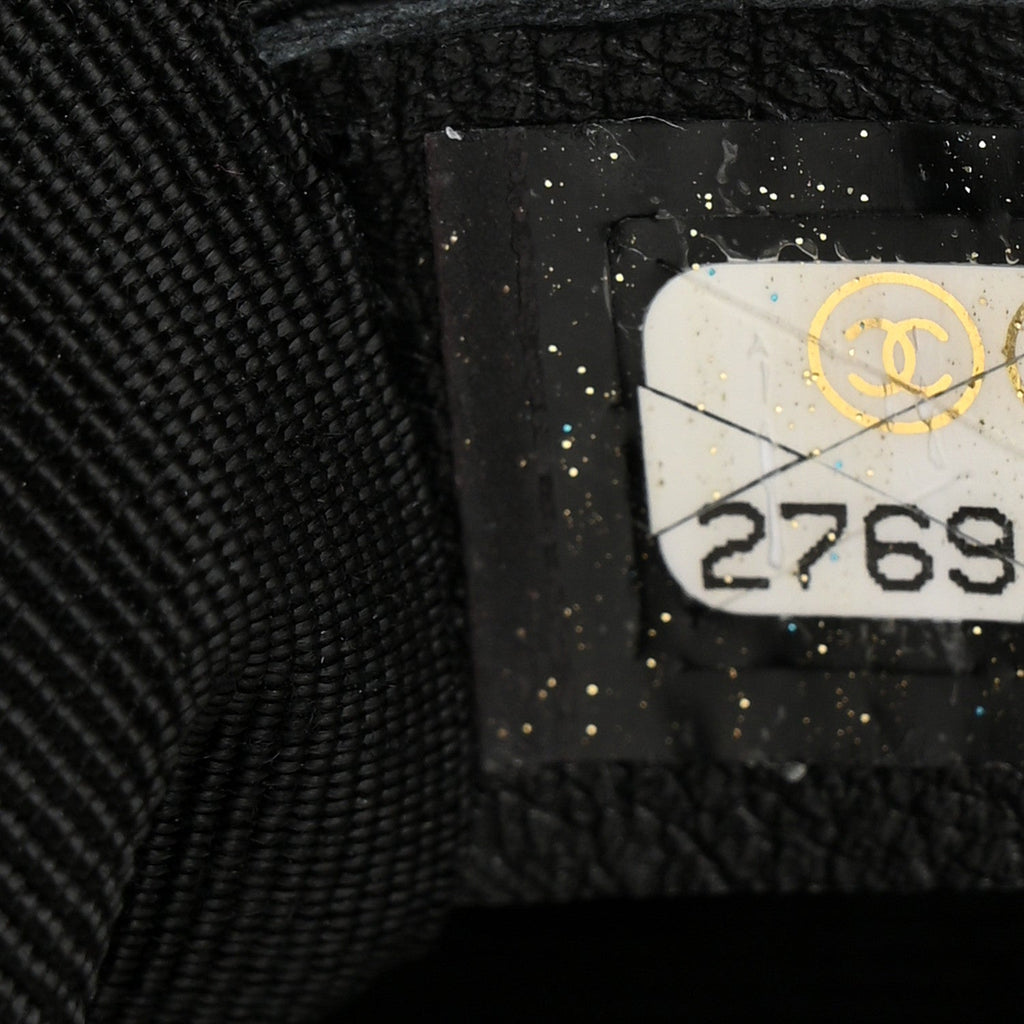 Caviar Quilted Small Boy Flap Black