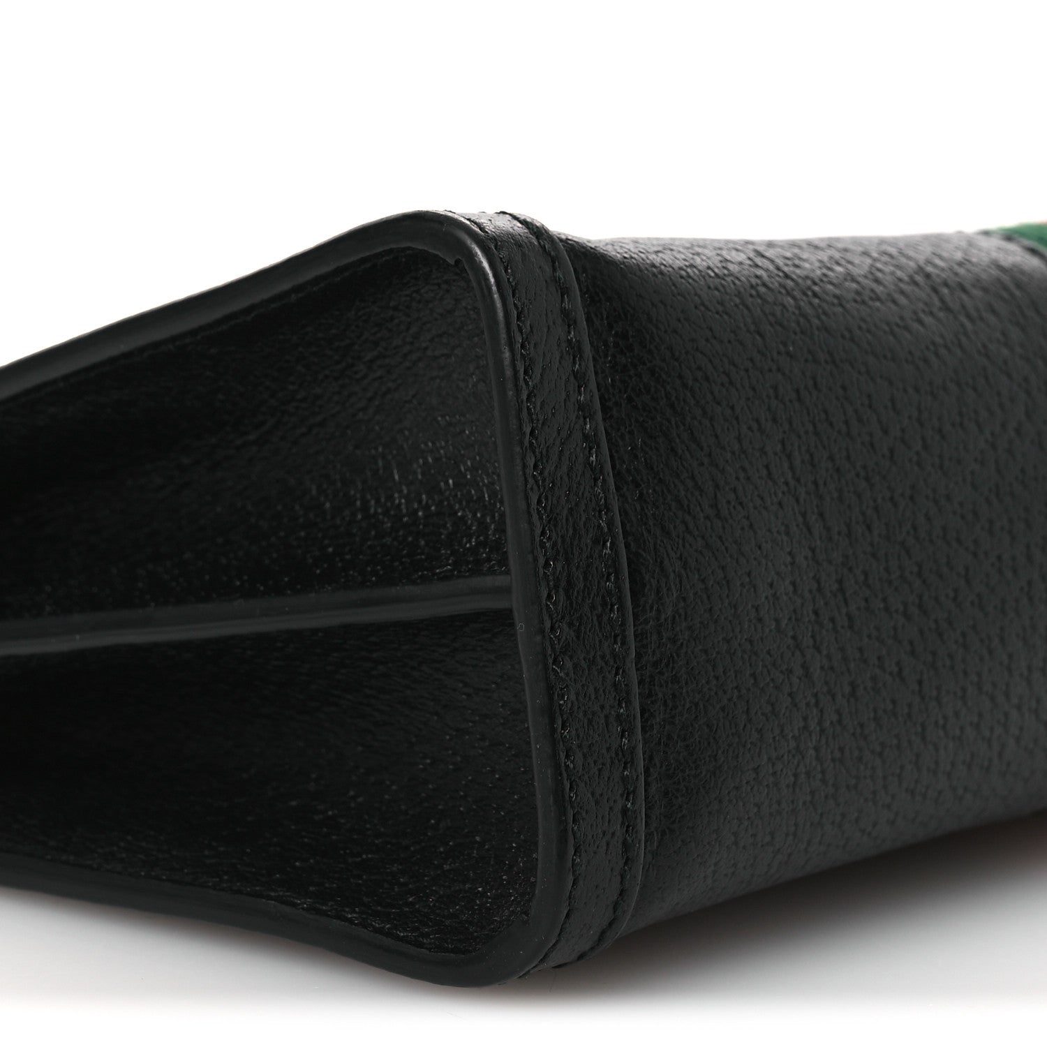 Calfskin GG Web Small Ophidia Chain Shoulder Bag Black