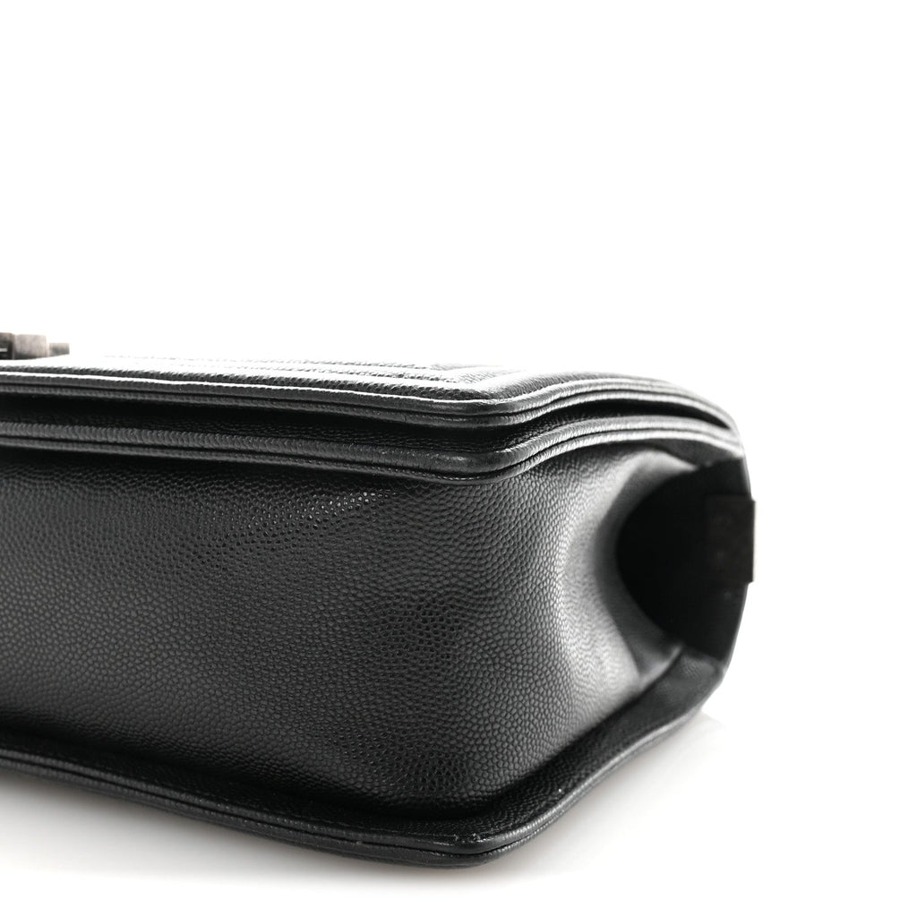 Caviar Quilted New Medium Boy Flap Black