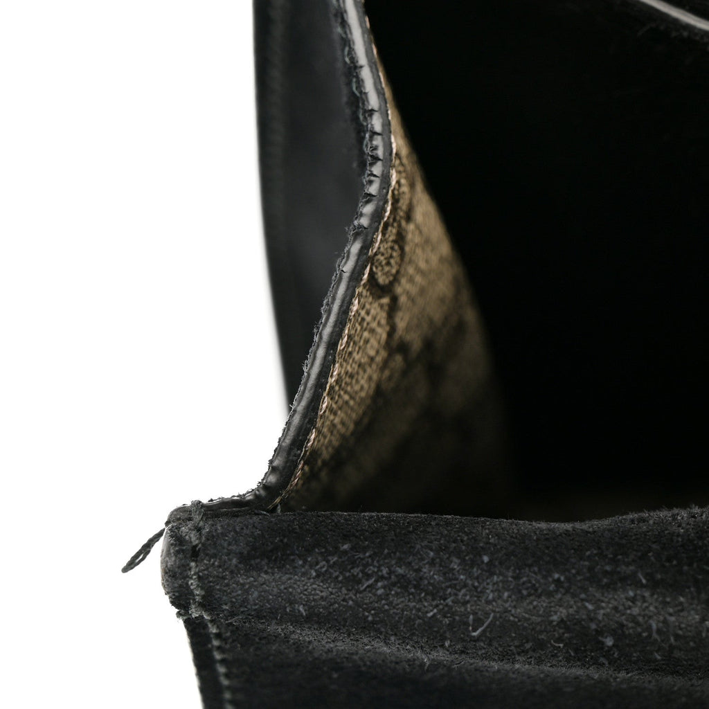 GG Supreme Monogram Medium Dionysus Shoulder Bag Black