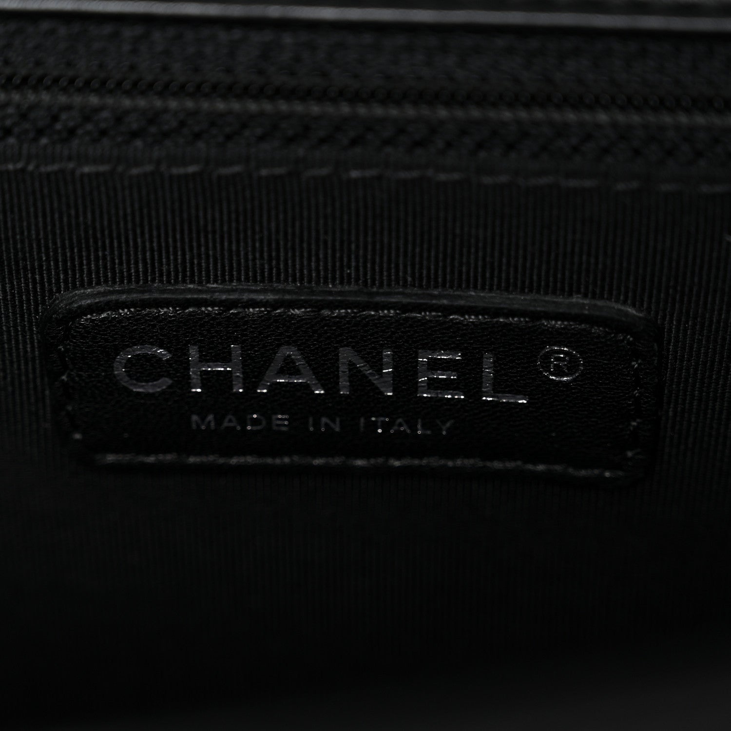 Calfskin Quilted Medium Boy Flap Black