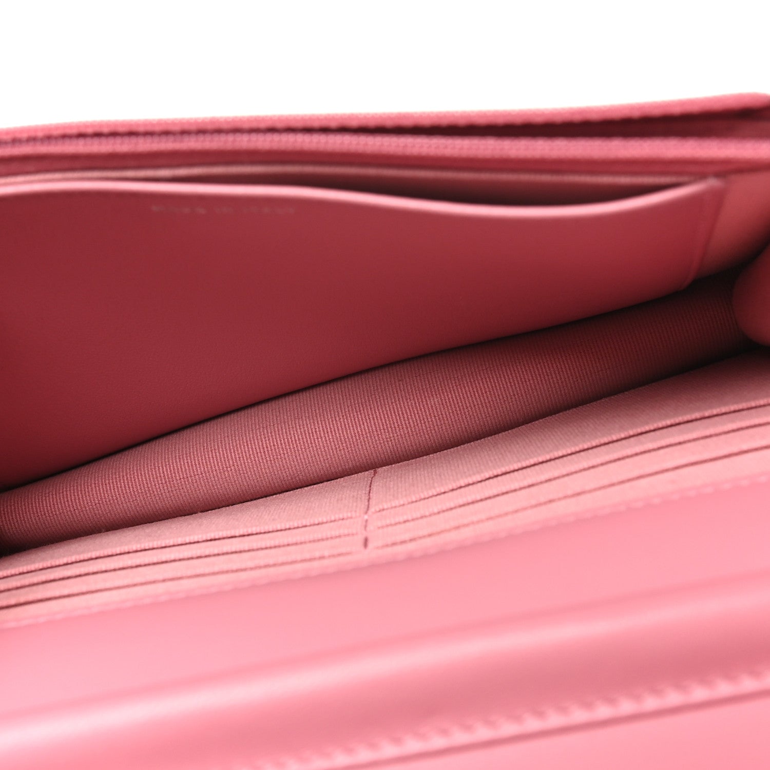 Lambskin Quilted Crystal Star Wallet On Chain WOC Pink
