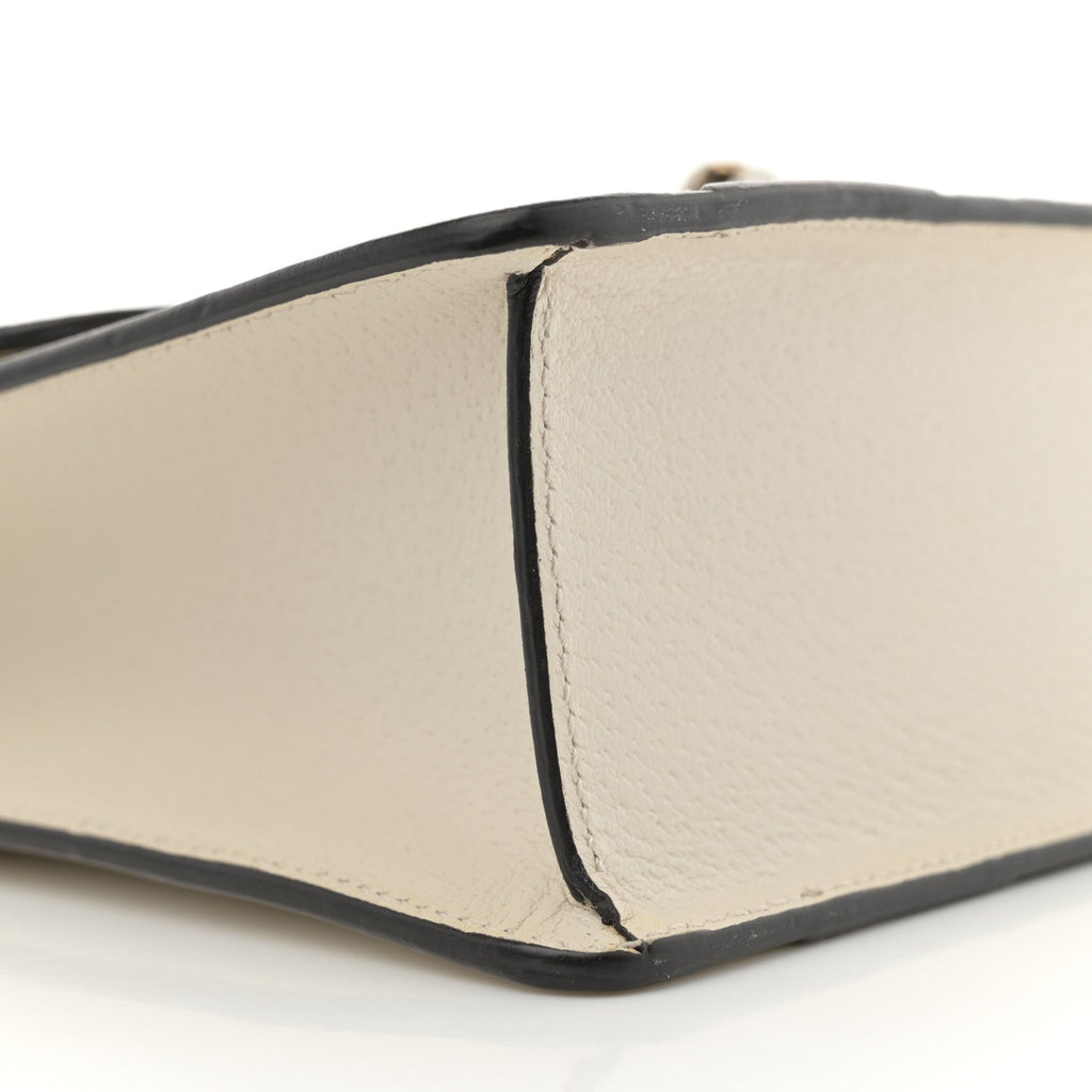 Nappa Elaphe GG Supreme Monogram Medium Osiride Shoulder Bag Mystic White Roccia Beige Ebony