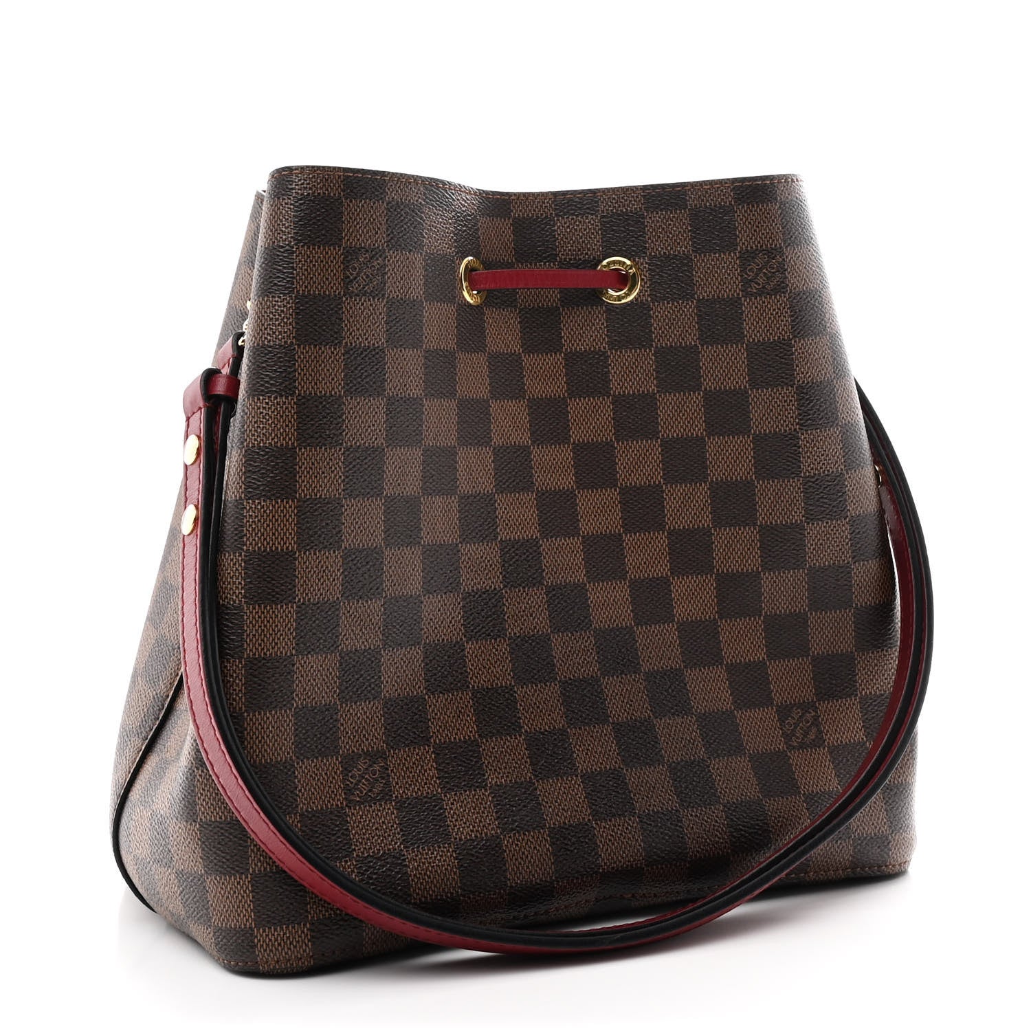 Damier Ebene Neonoe MM Cherry Berry
