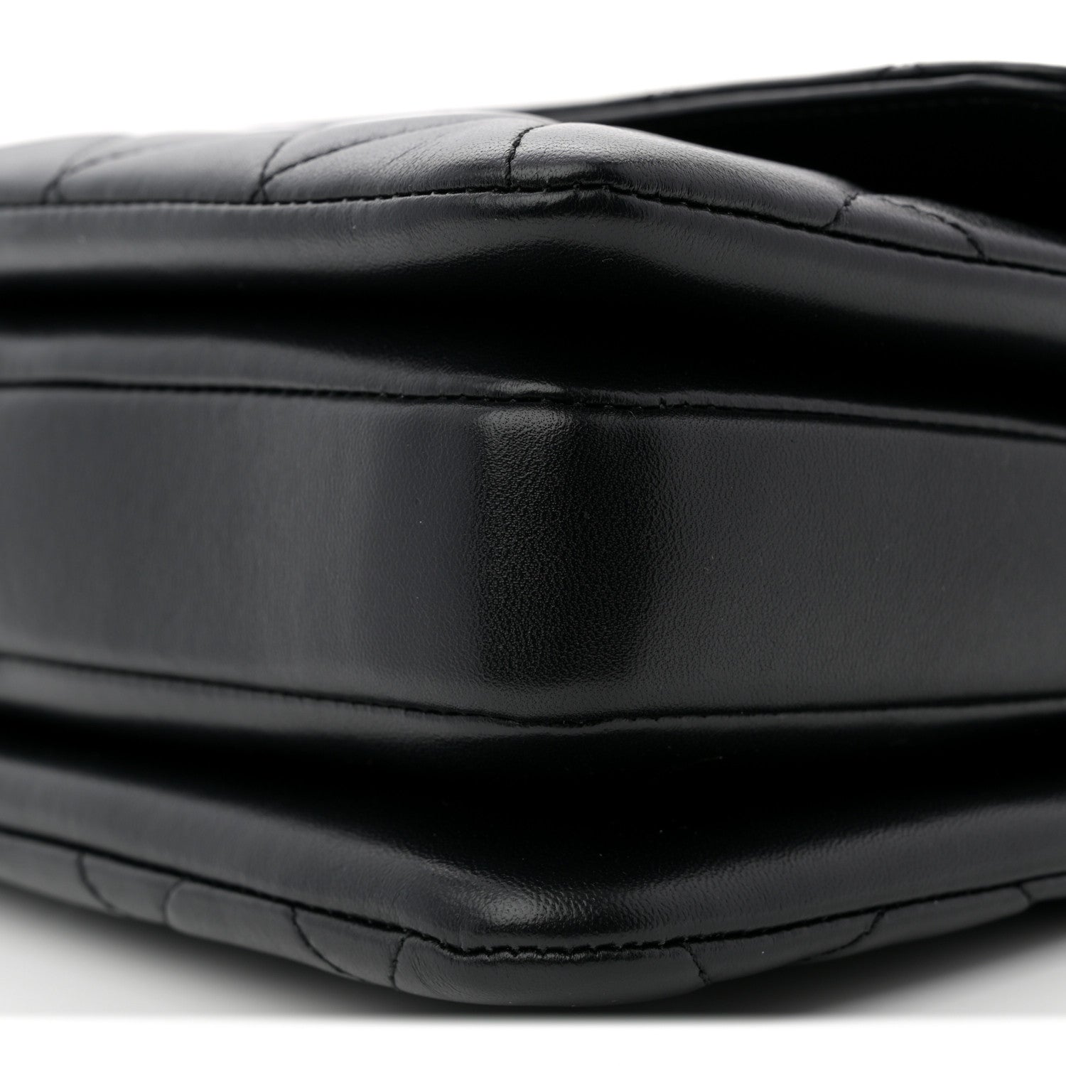 Lambskin Quilted Small Trendy CC Dual Handle Flap Bag Black