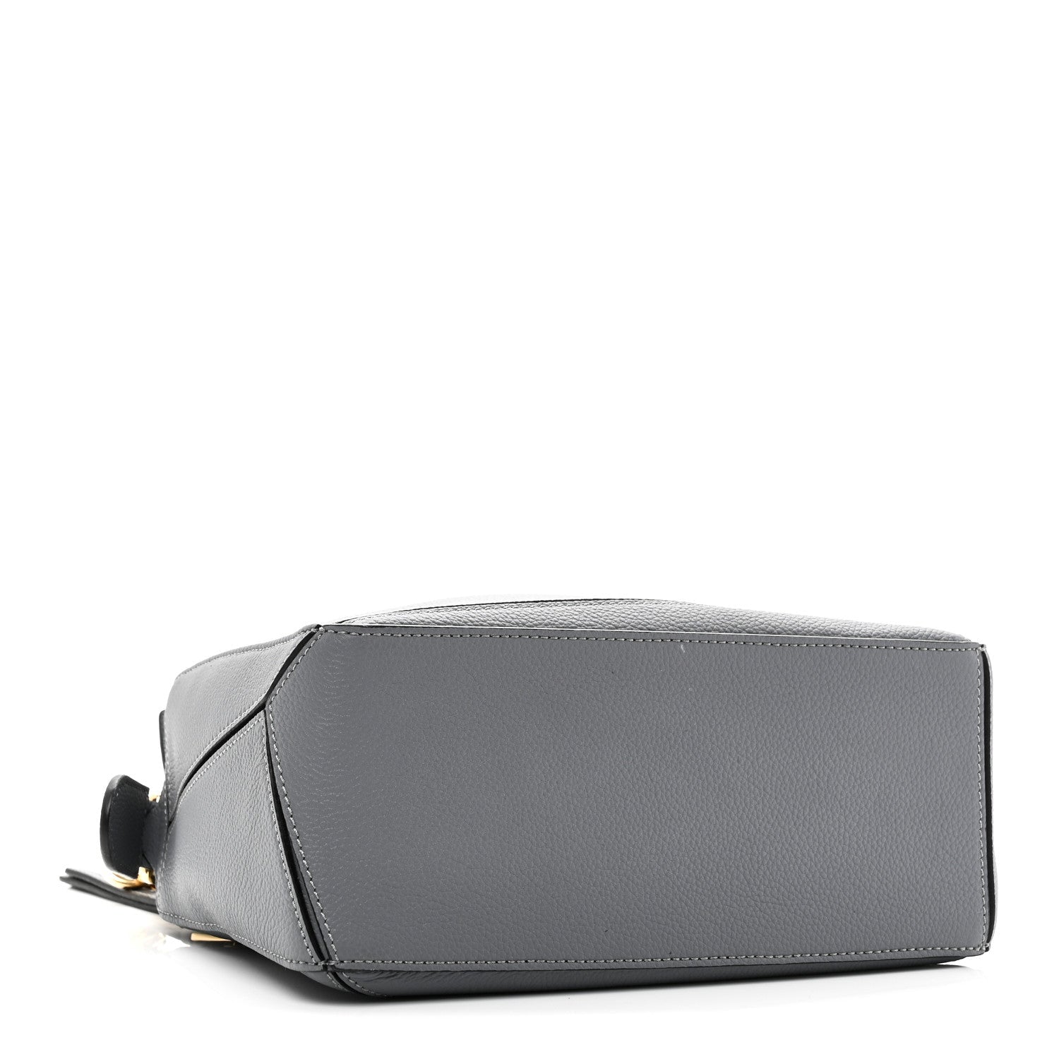 Soft Grained Calfskin Small Puzzle Bag Asphalt Grey