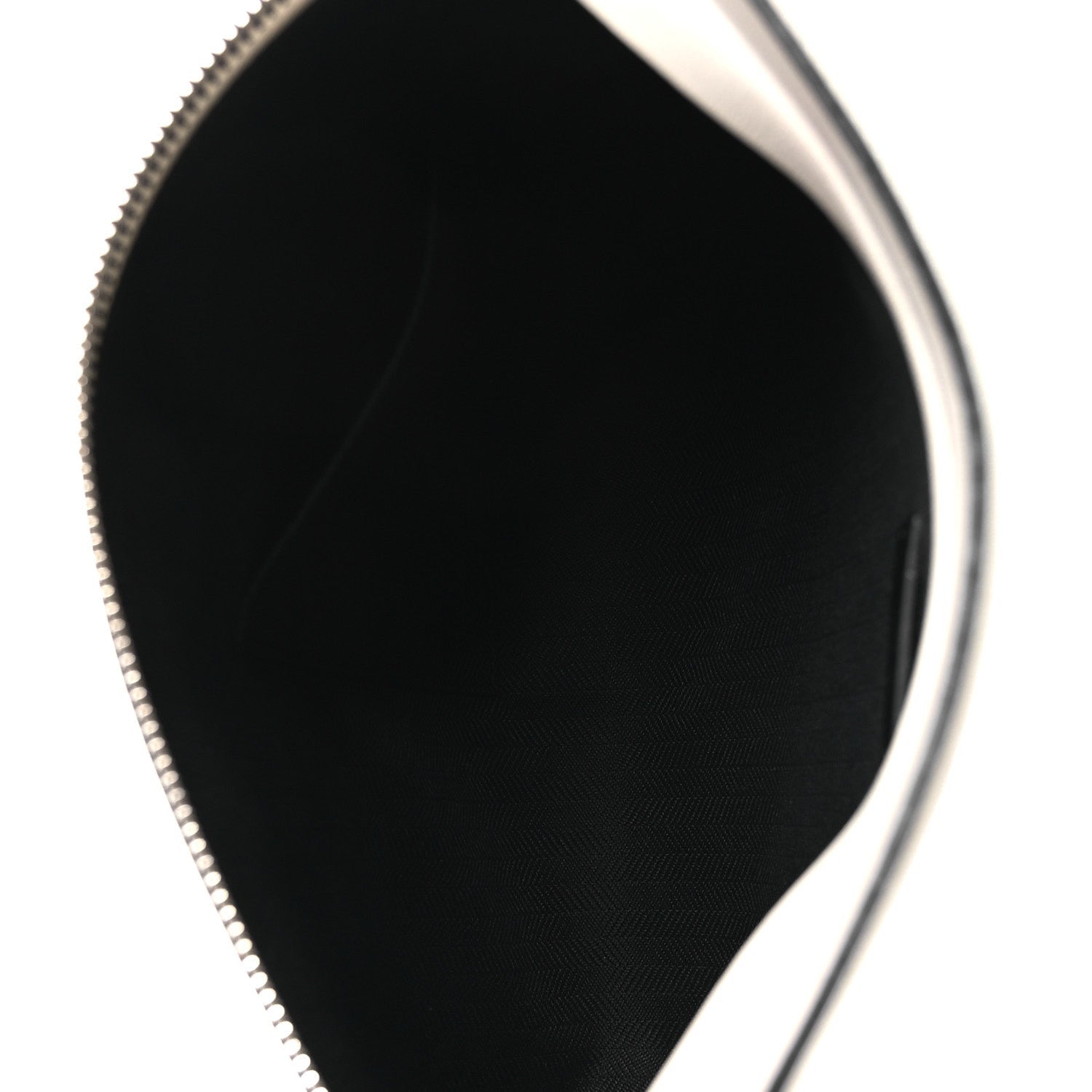 Calfskin Mushroom T Pouch Bag White