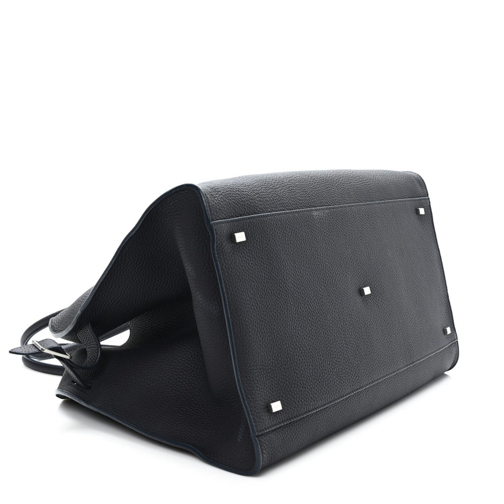 Grained Calfskin Soft Margaux 17 Midnight
