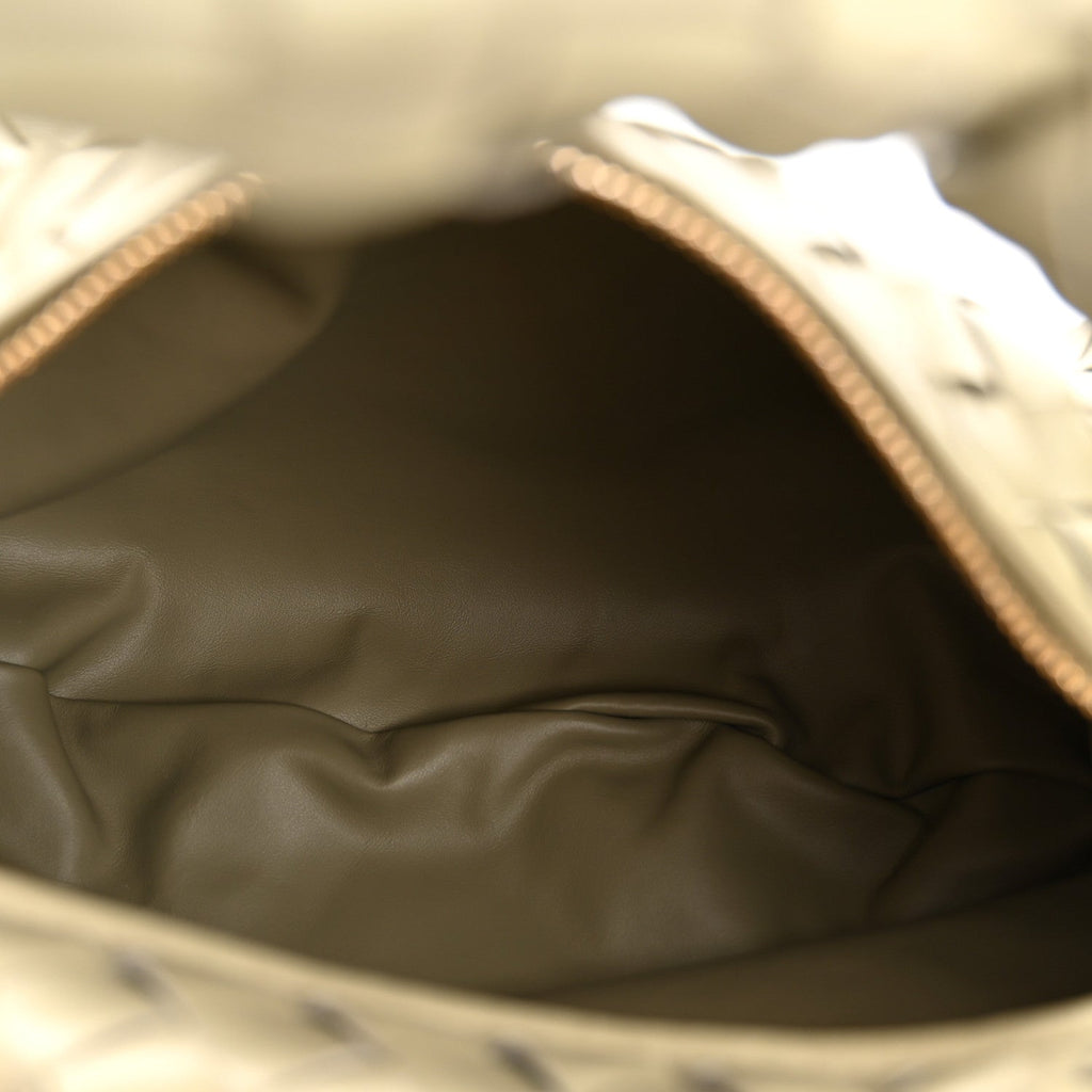 Nappa Intrecciato Teen Jodie Hobo Travertine