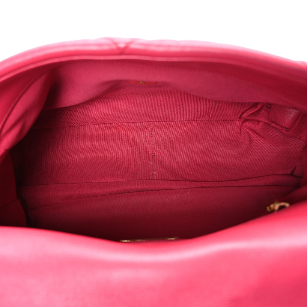 Goatskin Quilted Large Chanel 19 Flap Pink