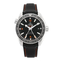 Stainless Steel Calfskin 43mm Seamaster Planet Ocean GMT Co-Axial Chronometer Automatic Watch Black 232.32.44.22.01.002
