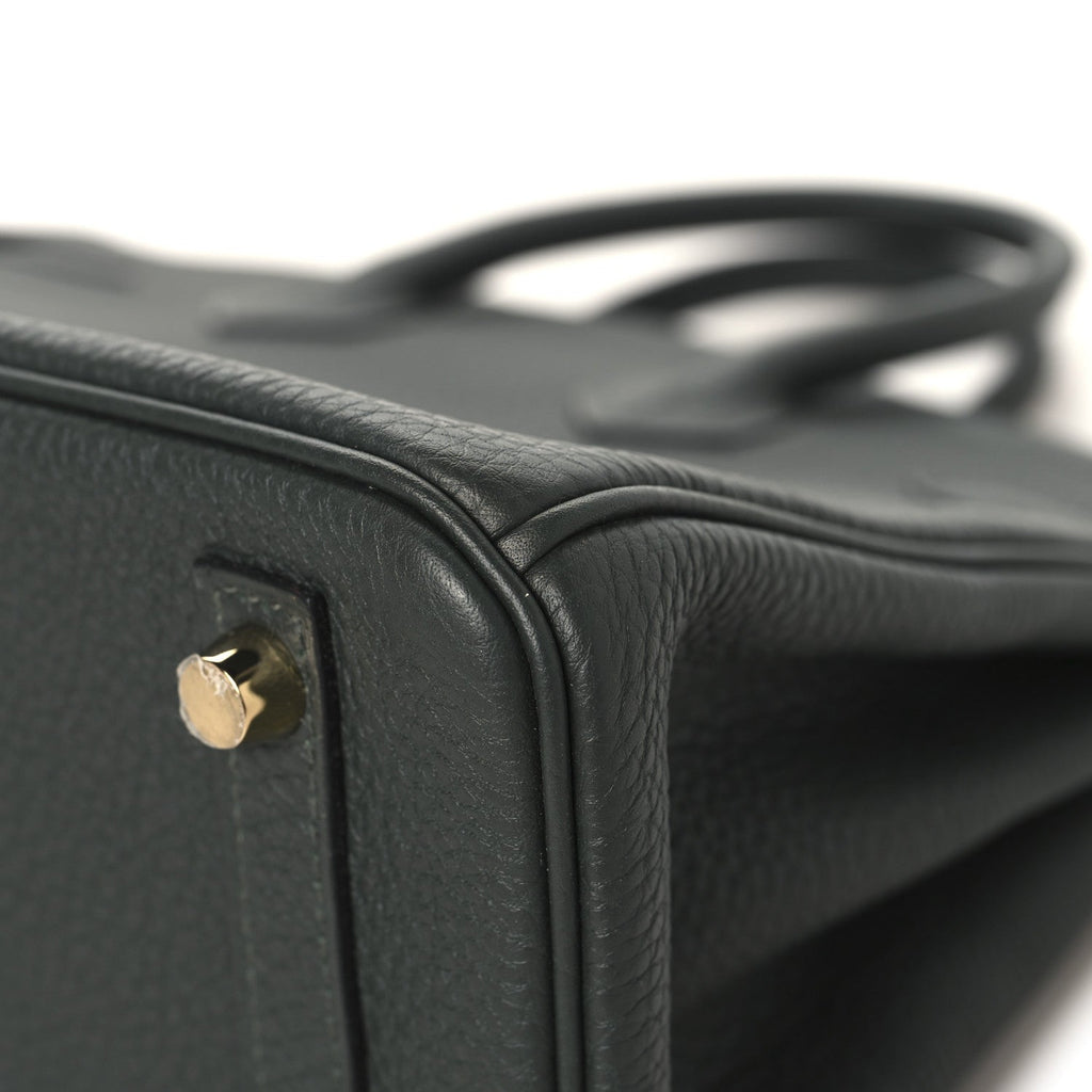 Togo Birkin 25 Vert Fonce