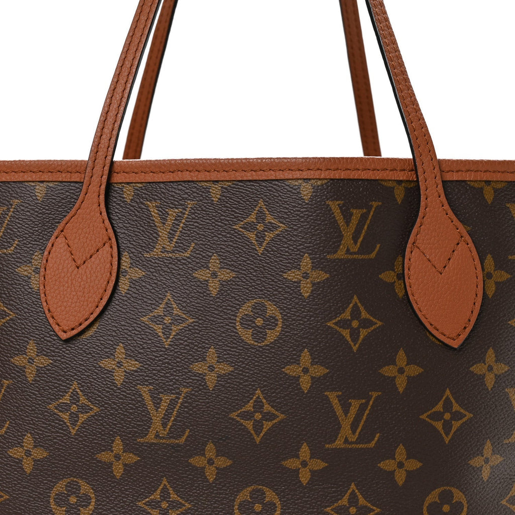 Monogram Calfskin Neo Neverfull Inside Out MM Tan