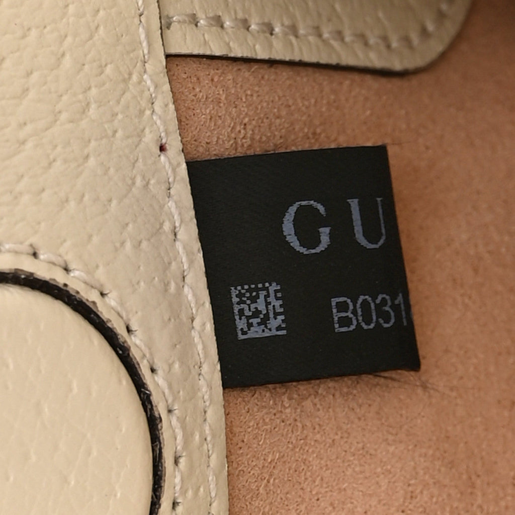 GG Supreme Monogram Flora Web Small Ophidia Chain Shoulder Bag White