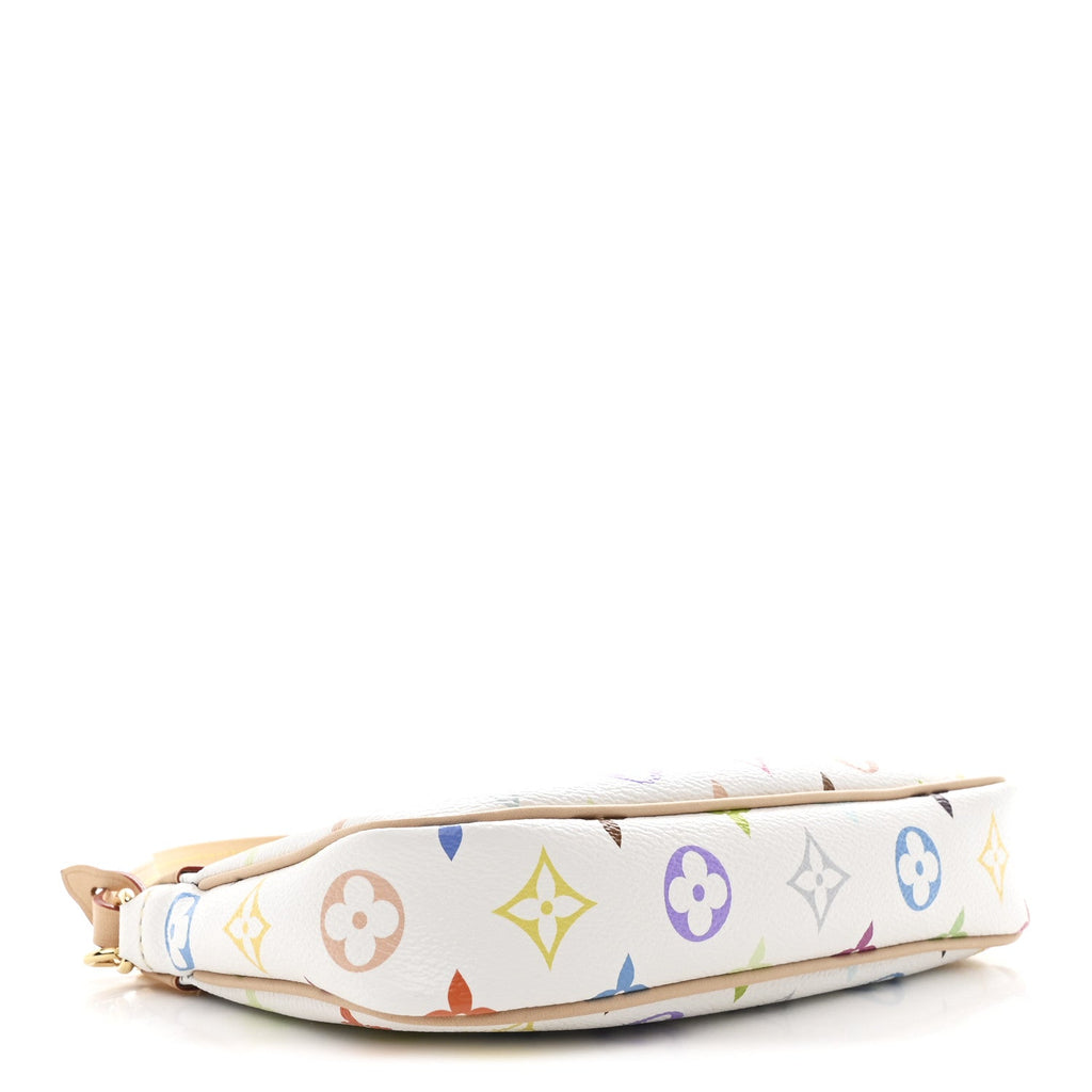 LV X TM Monogram Multicolor Pochette Accessories White