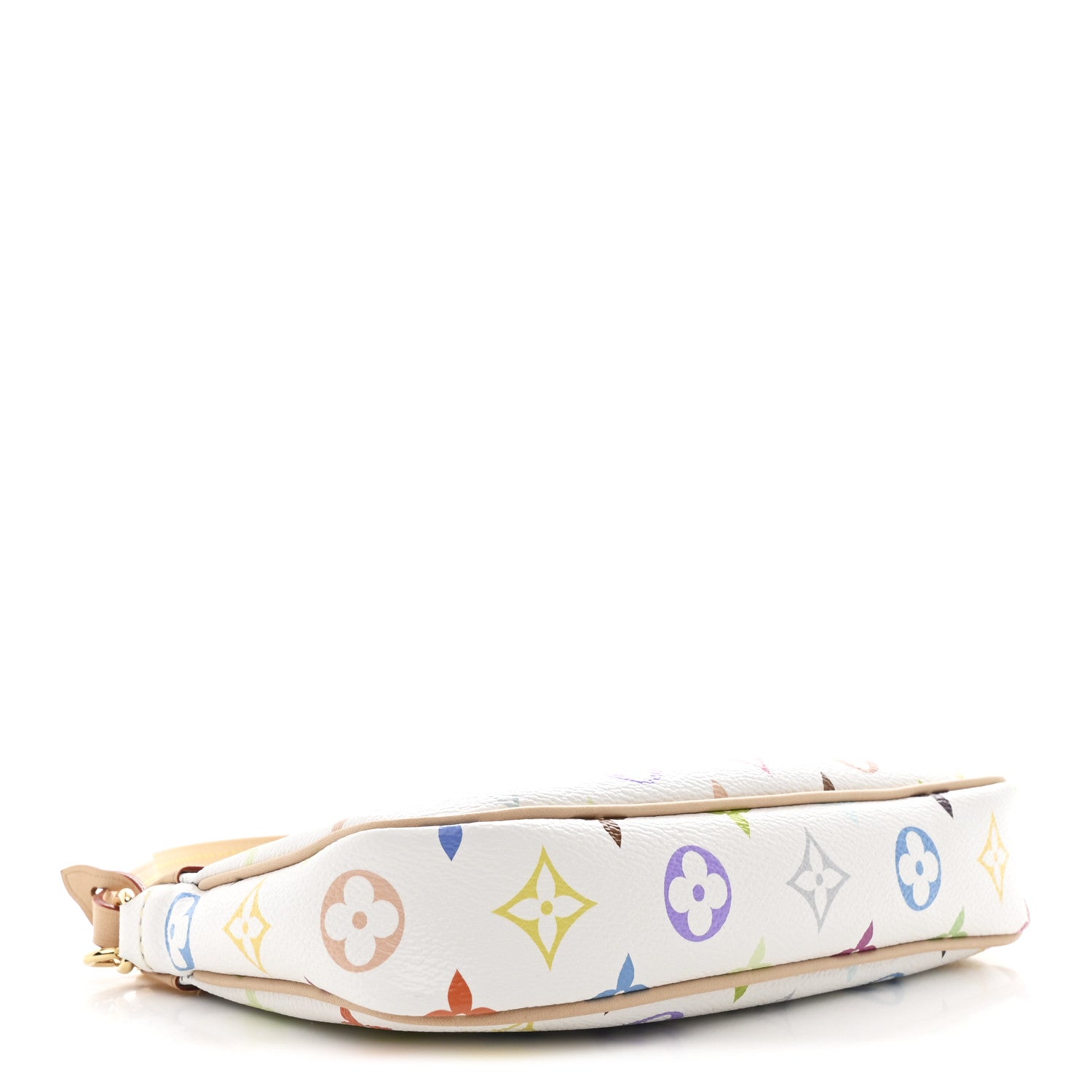 LV X TM Monogram Multicolor Pochette Accessories White