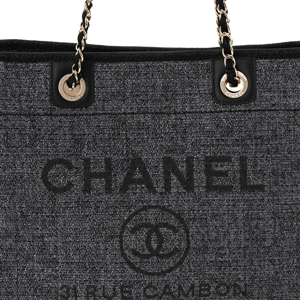 Woven Straw Raffia Small Deauville Tote Blue
