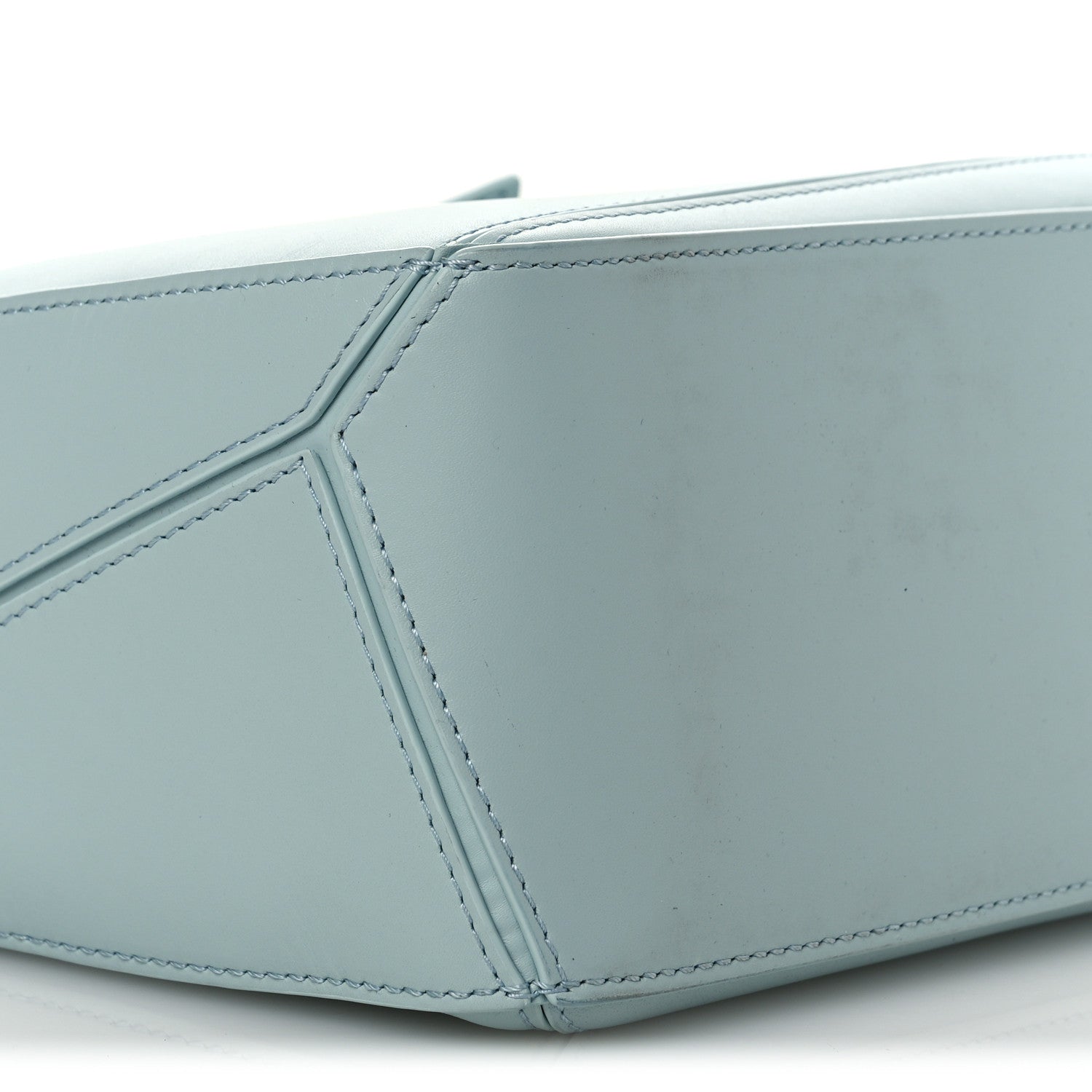 Calfskin Small Puzzle Bag Aquamarine