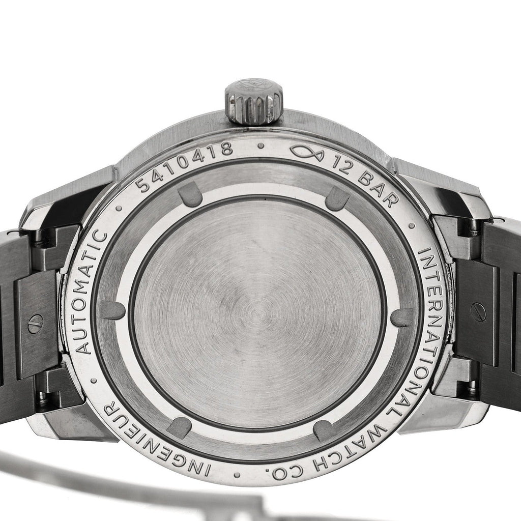 Stainless Steel 40mm Ingenieur Automatic Watch Black IW357002