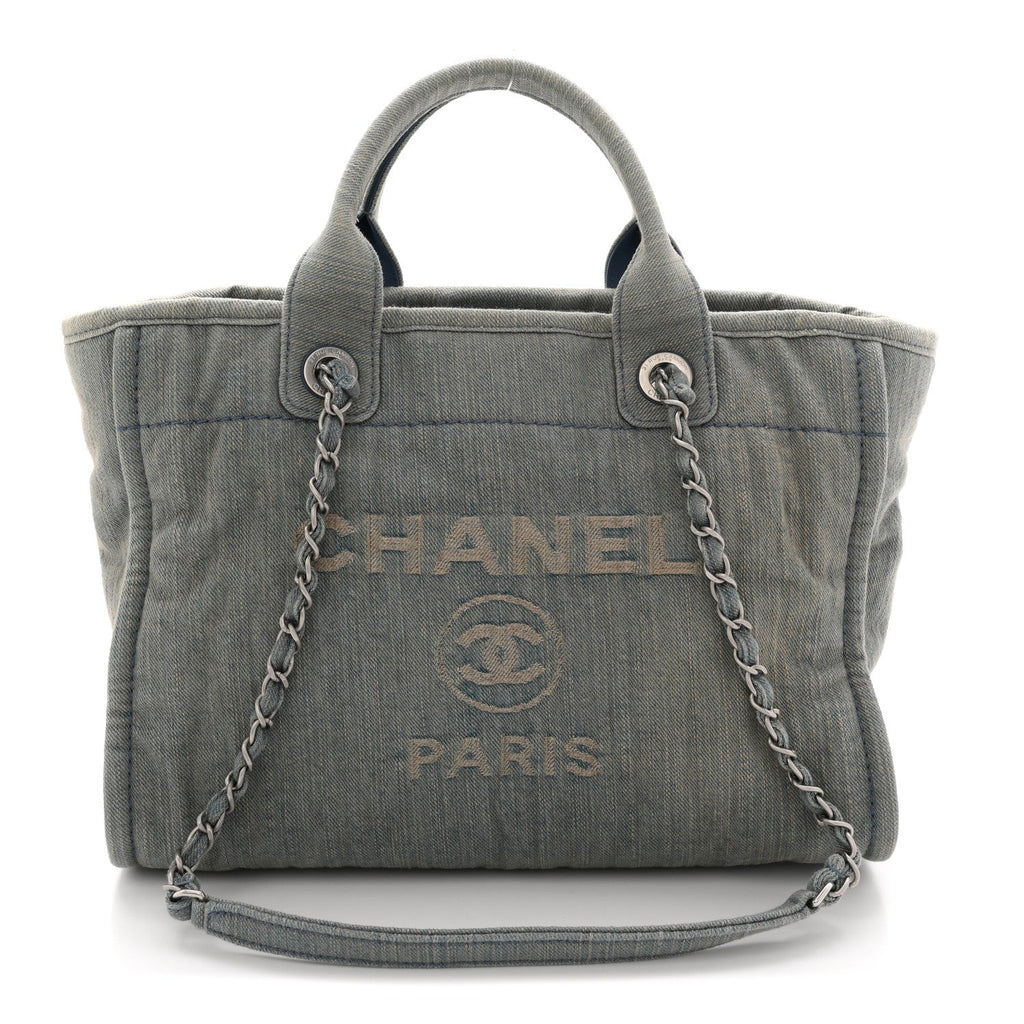 Denim Small Deauville Tote Light Blue