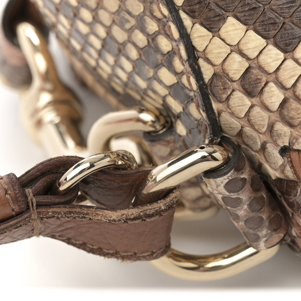 Snakeskin Large New Jackie Shoulder Bag Multicolor