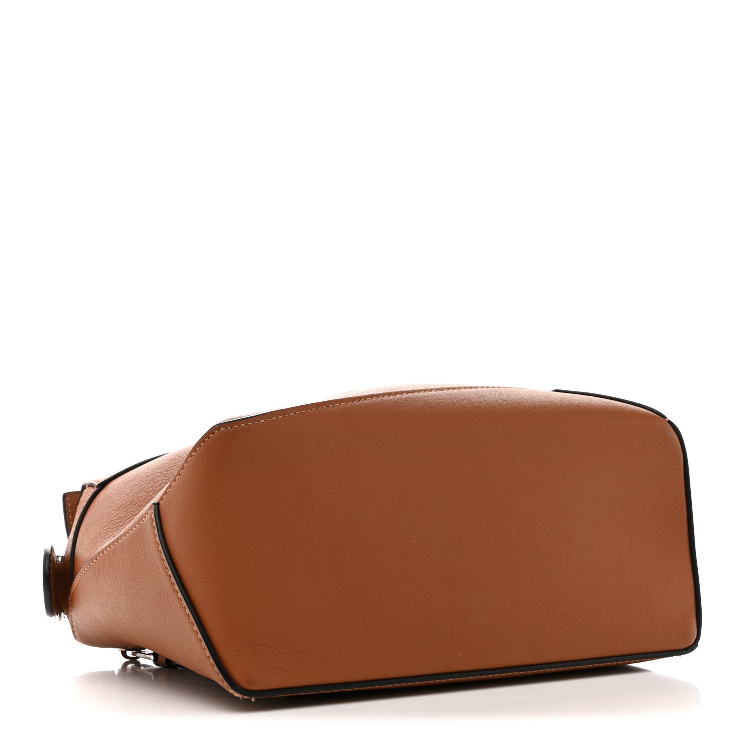Calfskin Small Puzzle Edge Bag Tan