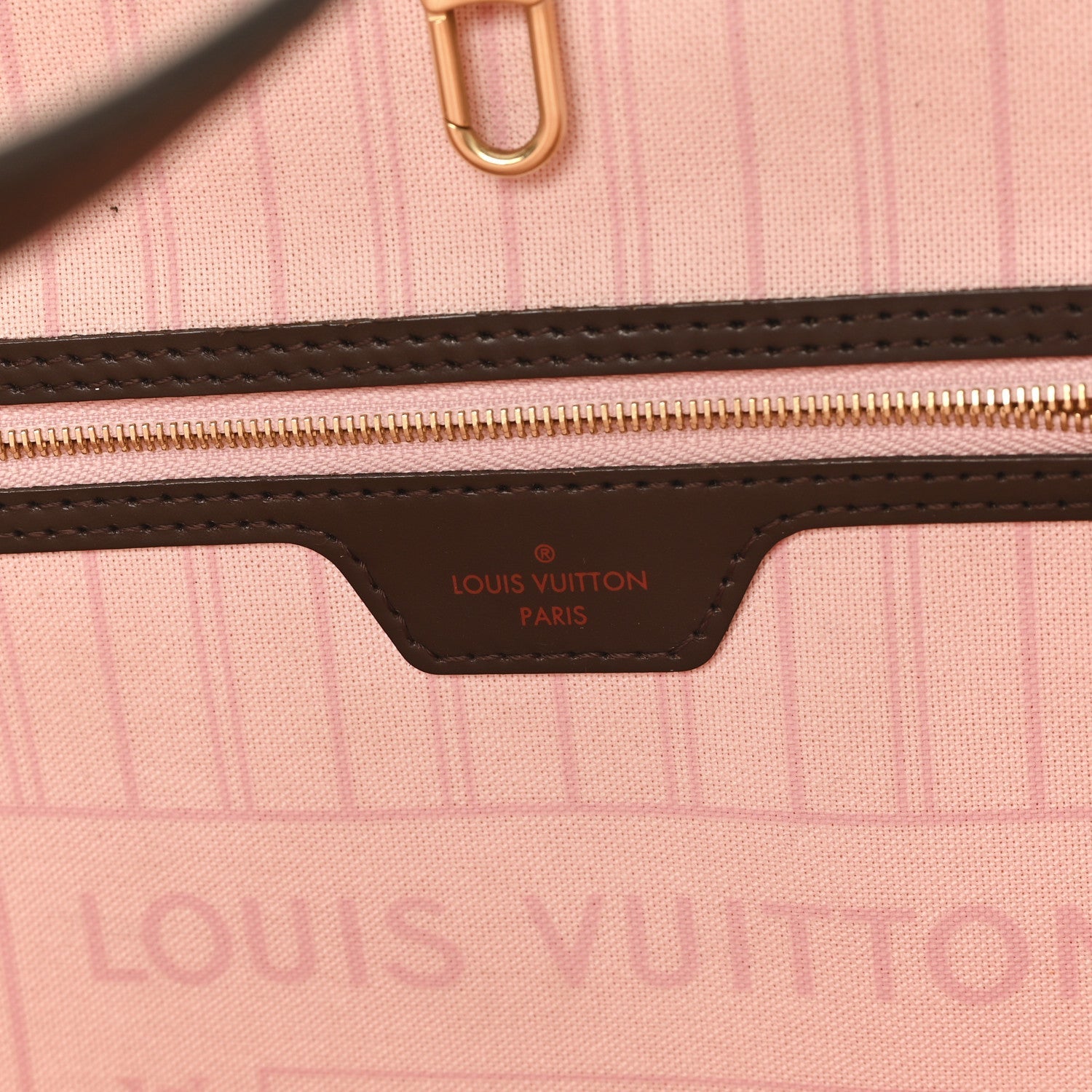 Damier Ebene Neo Neverfull MM Rose Ballerine
