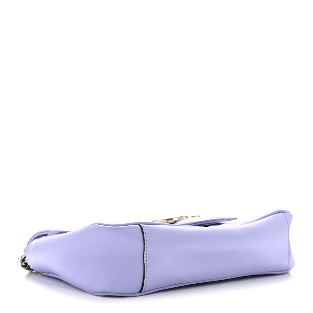Calfskin Matelasse Small GG Marmont Shoulder Bag Lapis