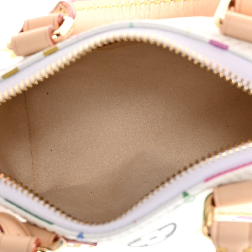LV X TM Monogram Multicolor Nano Speedy White