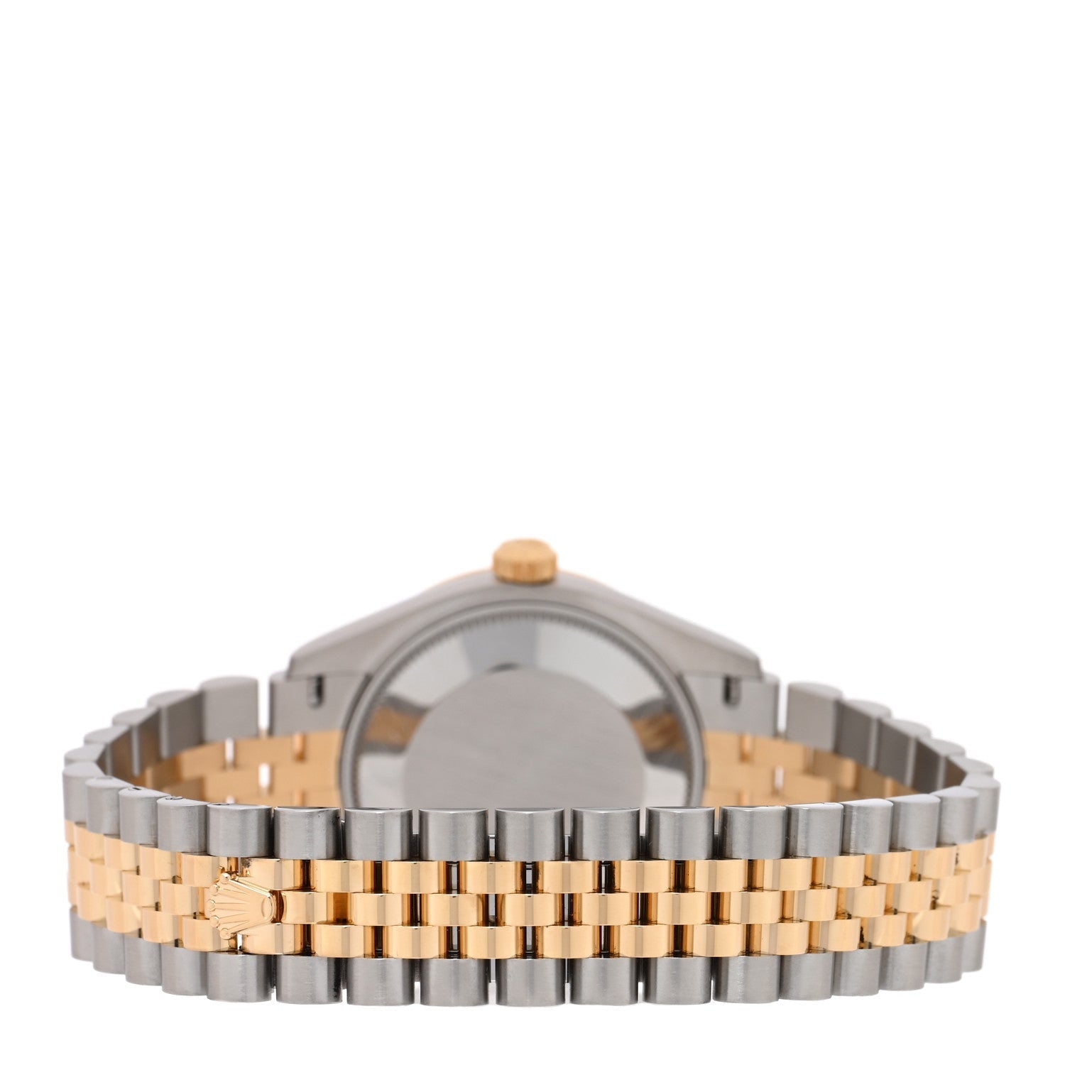 Stainless Steel 18K Yellow Gold Diamond 31mm Oyster Perpetual Datejust Watch Dark Grey 278273