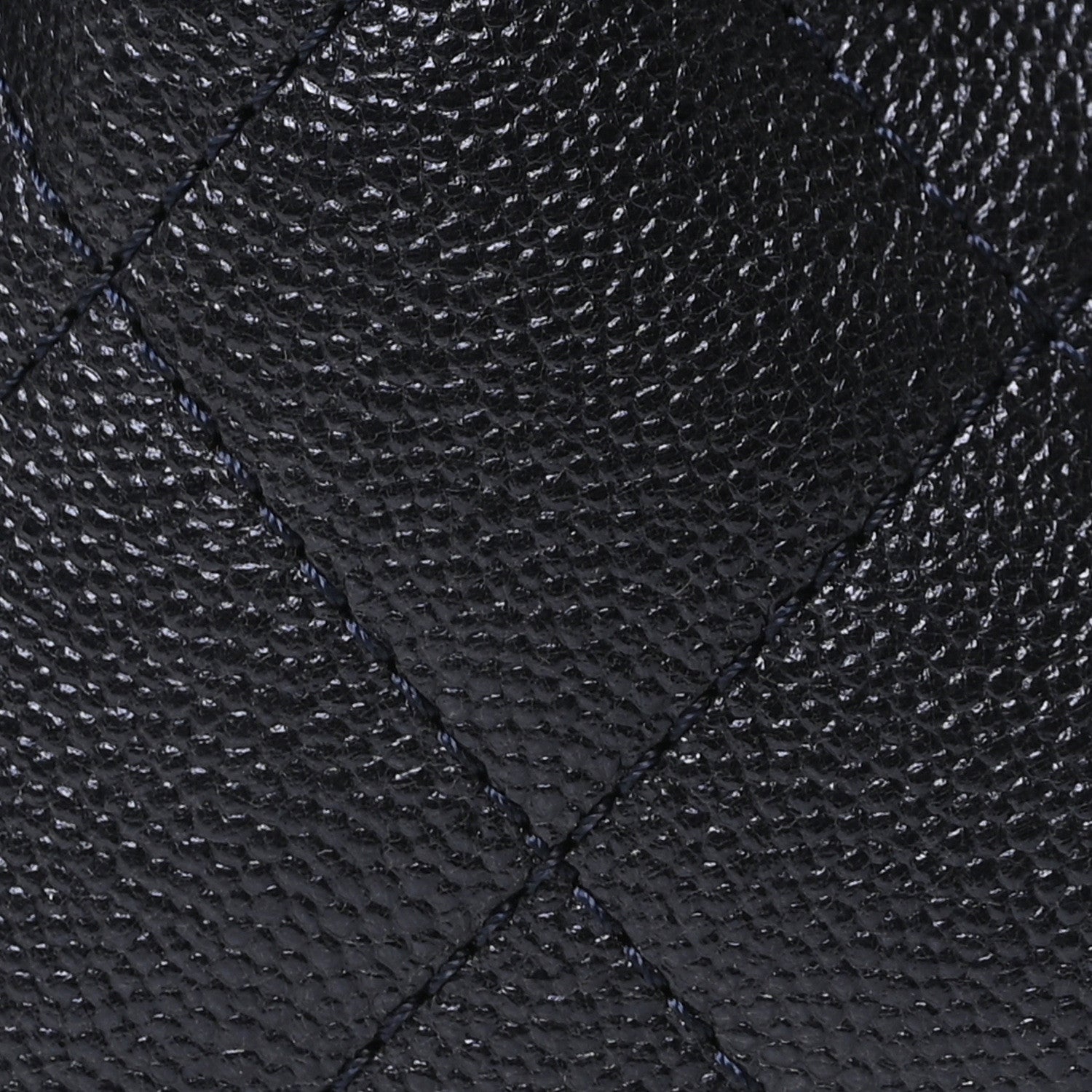 Metallic Caviar Quilted Mini Chanel 25 Handbag Dark Blue
