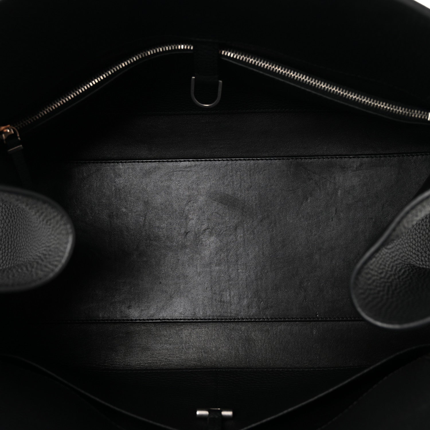 Matte Grained Calfskin EW Margaux Black